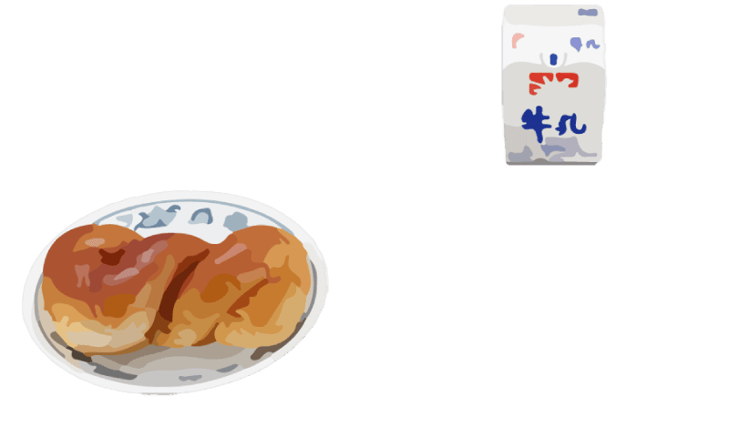 1889年の給食のイラスト