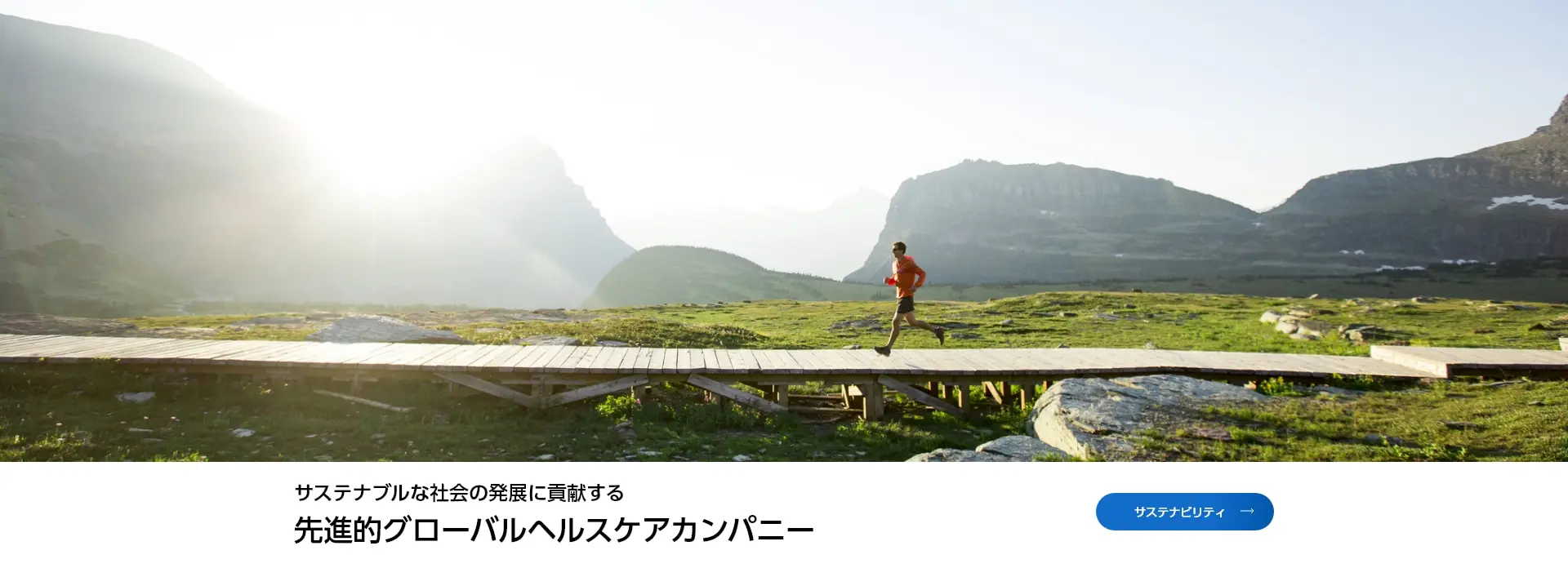 サステナブルな社会の発展に貢献する先進的グローバルヘルスケアカンパニー